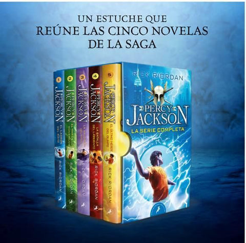 5 Libros Saga Completa Percy Jackson Rick Riordan En Inglés