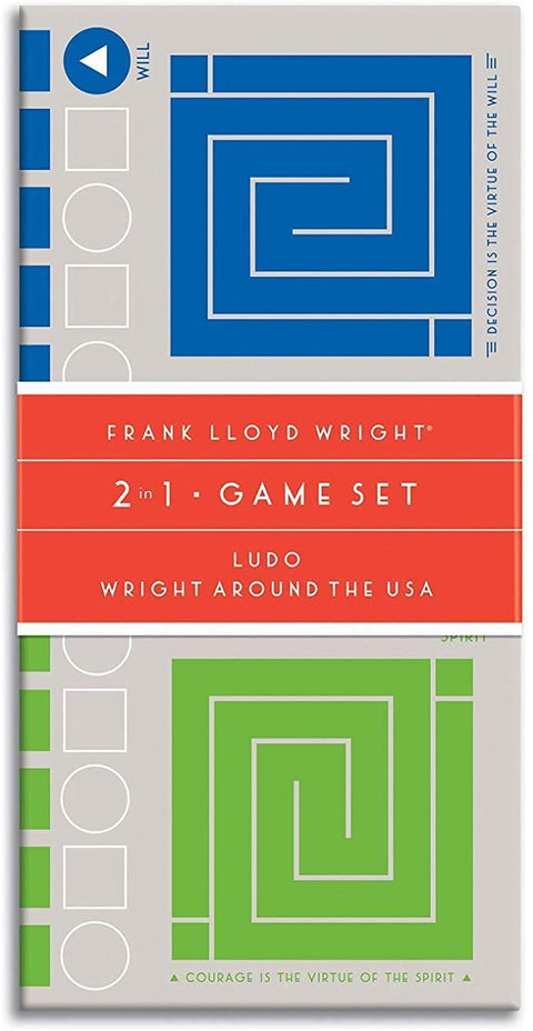 Juego 2 en 1: Ludo y Carrera - Frank Lloyd Wright
