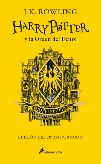 Harry Potter y la Orden del Fenix (20° Anivesario Hufflepuff) - J.K. Rowling