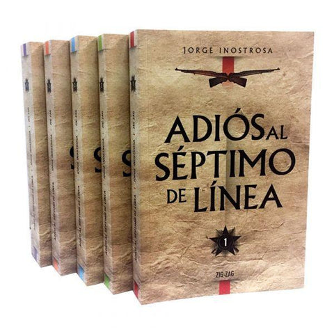 Pack Adios al Septimo de Linea (5 Libros) - Jorge Inostroza